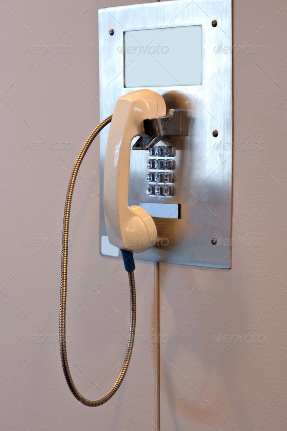 Airport Wall Mount Pay Phone