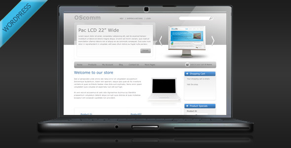 OSComm - Online Store WordPress Theme - WP e-Commerce eCommerce