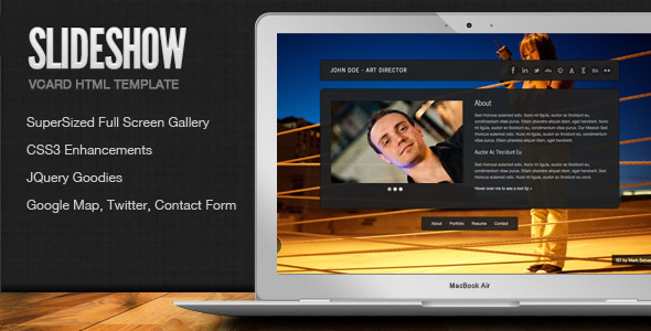 full screen background image html code.  online vCard Html template with a stylish full screen background.