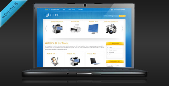 RGBStore - Online Store WordPress Theme - WP e-Commerce eCommerce