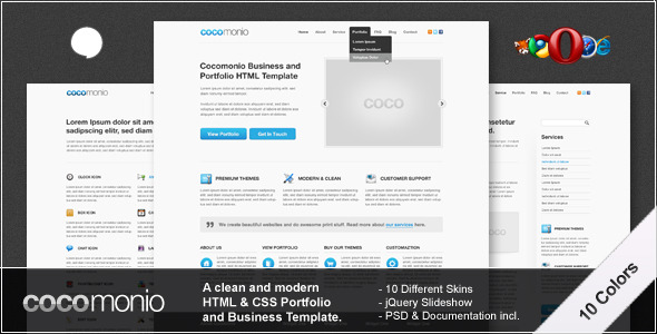 Cocomonio - 10 in 1 Business and Portfolio HTML - Creative Site Templates