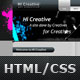Hi Creative: Portfolio Site (CSS/HTML) - ThemeForest Item for Sale