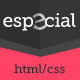 Especial - Professional Business &amp; Portfolio HTML - ThemeForest Item for Sale