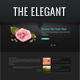 THE ELEGANT HTML/CSS One Page Template - ThemeForest Item for Sale
