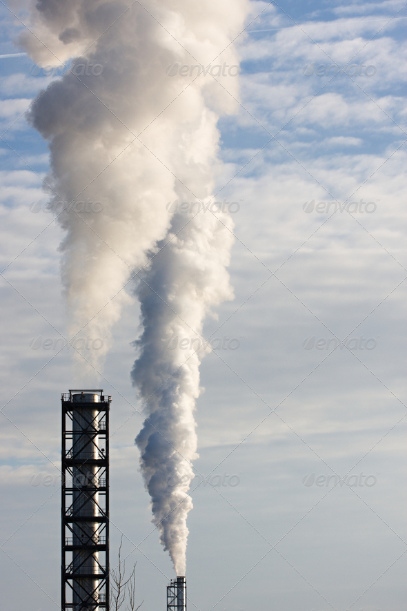 Industrial smoke