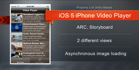 iOS 5 Video Player - CodeCanyon Item for Sale