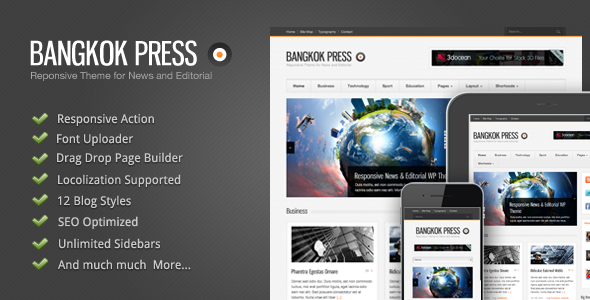 Bangkok Press - Responsive, News & Editorial Theme - News / Editorial Blog / Magazine