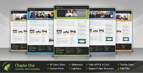 Chapter One - Business HTML Template - Business Corporate