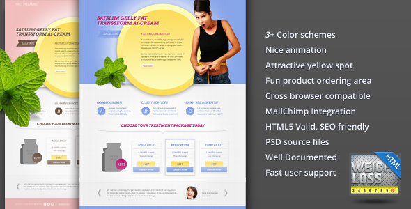 FAST E Vitamins Weight Loss Landing Page - Health & Beauty Retail