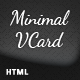 Minimal VCard - ThemeForest Item for Sale