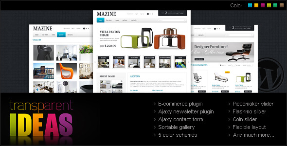 Mazine Wordpress Theme - A WP E-Commerce theme - WP e-Commerce eCommerce