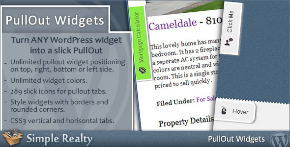 PullOut Widgets - CodeCanyon Item for Sale