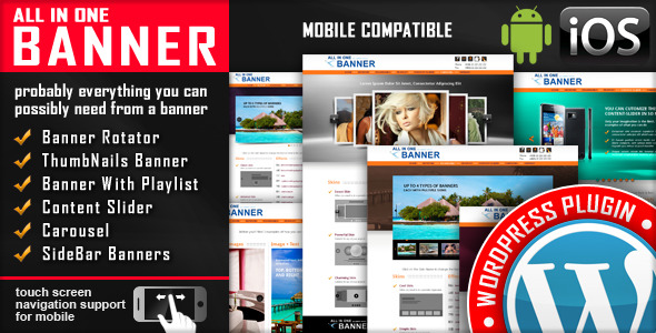 Banner Rotator / Content Slider WordPress Plugin - CodeCanyon Item for Sale