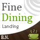 Fine Dining Landing - ThemeForest Item for Sale
