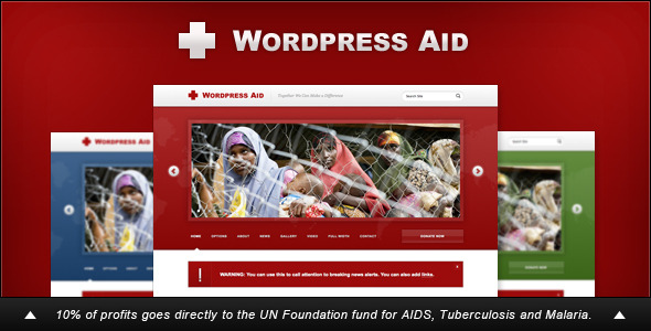 WordPress Aid: Charity + Blog Theme - Charity Nonprofit