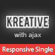 Kreative - Responsive Ajax Single Page Portfolio - ThemeForest Item for Sale