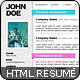 Awesome Online Resume/CV - ThemeForest Item for Sale