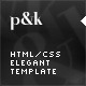 HTML/CSS Elegant Template - ThemeForest Item for Sale