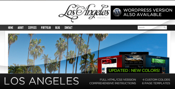 Los Angeles - Premium Portfolio Template - Portfolio Creative