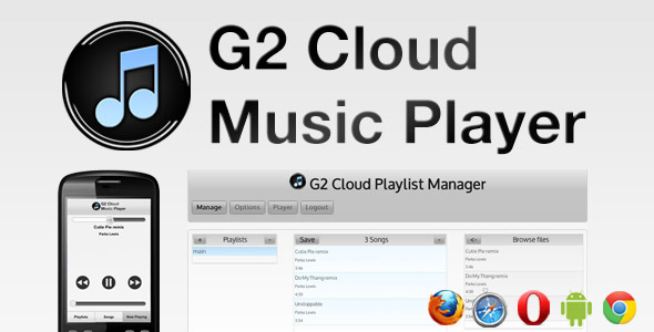 G2 Cloud Music Player - CodeCanyon Item for Sale