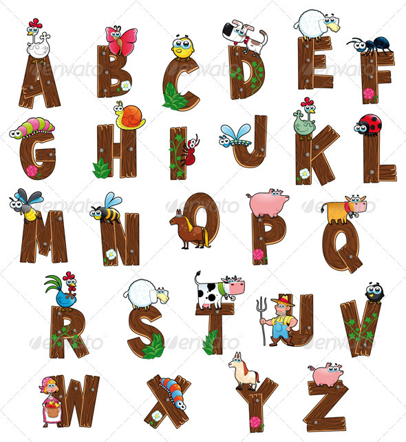 animal letters clipart - photo #17