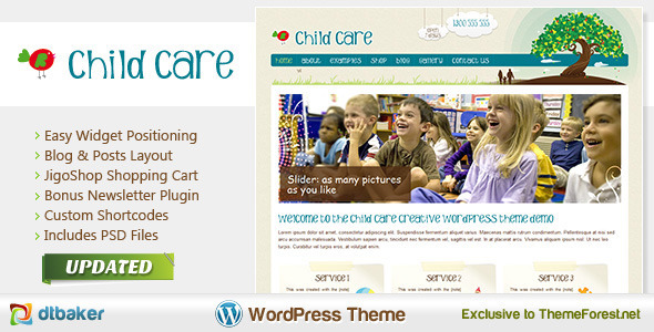 Child Care Creative - WordPress Shop & Newsletter - Children Retail
