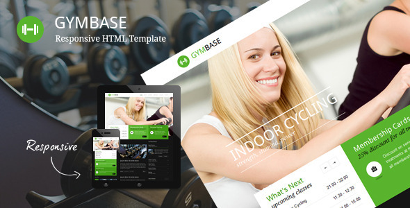GymBase - Responsive Gym Fitness Template - Miscellaneous Site Templates