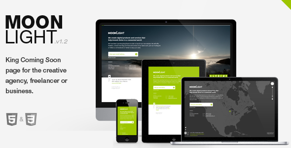 MoonLight > Responsive coming soon Page - Under Construction Specialty Pages