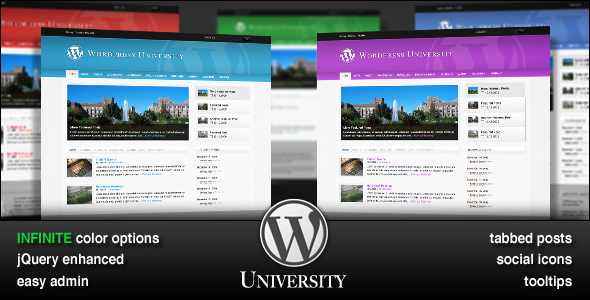 WordPress University - Business Corporate