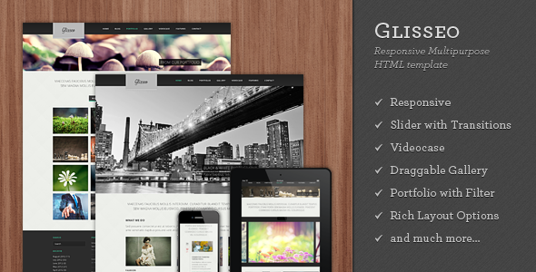 Glisseo - Responsive Multipurpose HTML Template - Creative Site Templates
