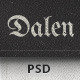 Dalen - Creative PSD Template - ThemeForest Item for Sale