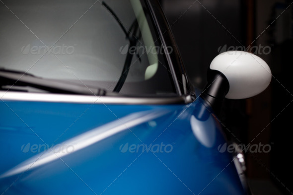 Sportscar Hardtop Blue Exterior