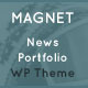 Magnet - Unique News or Portfolio WordPress Theme - ThemeForest Item for Sale