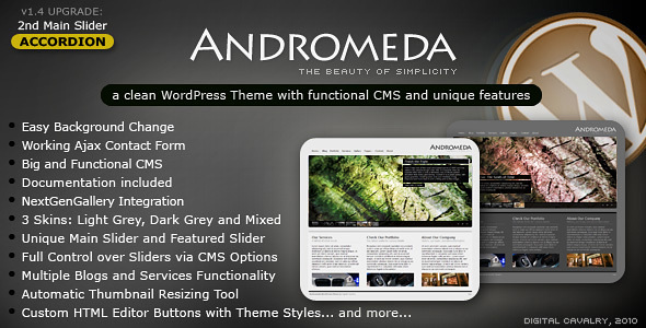 Andromeda WordPress - The Beauty of Simplicity - Business Corporate