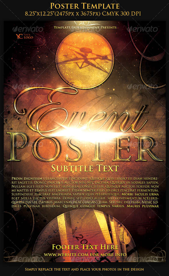 For Sale Poster Template. Poster Template - GraphicRiver Item for Sale. Poster Template