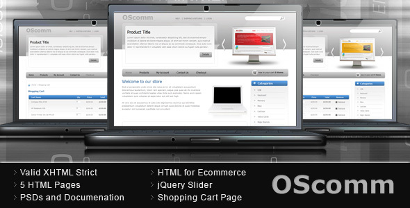 OScomm E-commerce Template - Shopping Retail