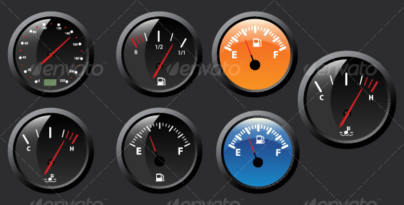Car Dashboards GraphicRiver Item for Sale