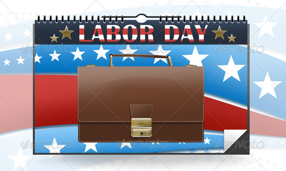 calendar celebrating labor day