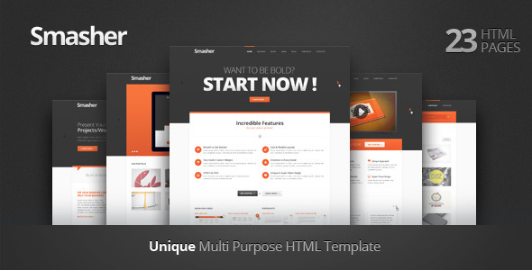 Smasher - Multi Purpose HTML Template - Creative Site Templates