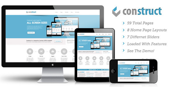 Construct - Responsive HTML5/CSS3 Template - Business Corporate