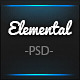 Elemental - Modern Portfolio PSD Template - ThemeForest Item for Sale