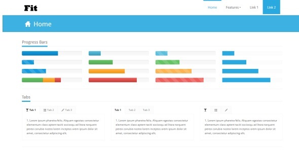FIT - Bootstrap Responsive Skin