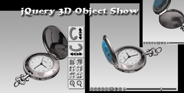 jQuery 3D Object Show