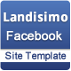 Landisimo Facebook Site Template - ThemeForest Item for Sale