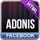 Adonis - Premium Facebook Template - ThemeForest Item for Sale