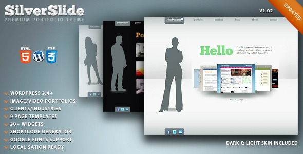 SilverSlide - premium portfolio theme - Portfolio Creative