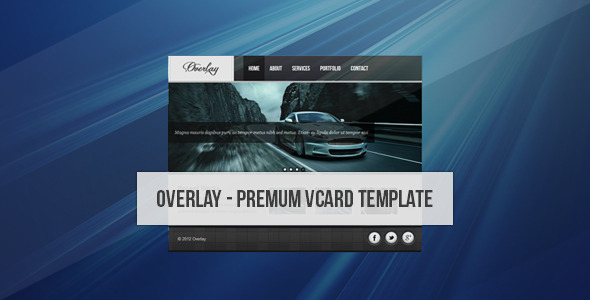 Overlay - Creative Vcard