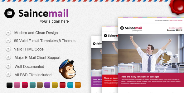 Saincemail E-mail Template - Email Templates Marketing