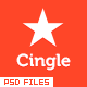 Cingle - One Page Portfolio PSD Template - ThemeForest Item for Sale