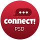 Connect - Premium PSD Magazine Template - ThemeForest Item for Sale